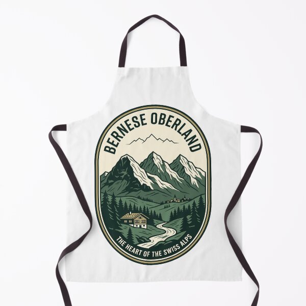 Item preview, Vintage Bernese Oberland Swiss Alps Mountain Landscape designed and sold by k3rstman1.