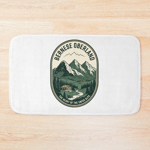 Item preview, Vintage Bernese Oberland Swiss Alps Mountain Landscape designed and sold by k3rstman1.