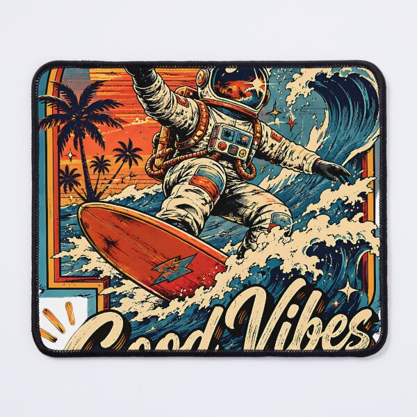 Item preview, Good Vibes Space Surfer designed and sold by Jaideep Walia.