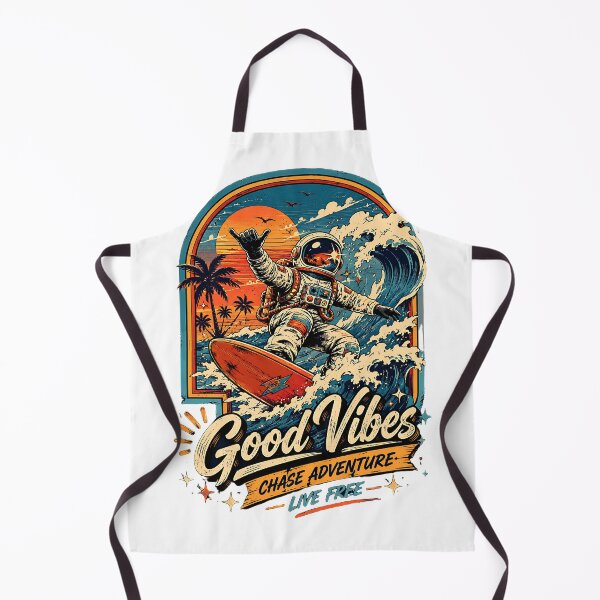 Item preview, Good Vibes Space Surfer  designed and sold by Jaideep Walia.