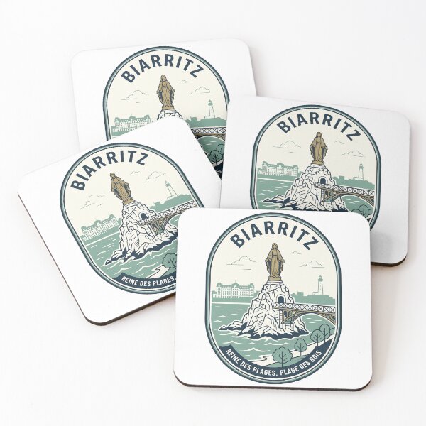 Item preview, Vintage Biarritz France Coastal Travel Badge Emblem designed and sold by k3rstman1.