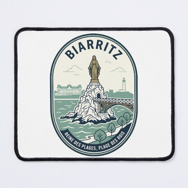 Item preview, Vintage Biarritz France Coastal Travel Badge Emblem designed and sold by k3rstman1.