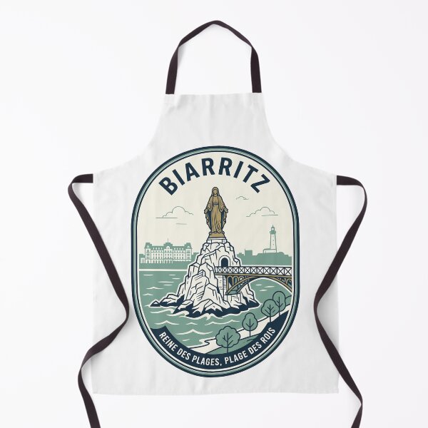 Aperçu de l'œuvre Insigne vintage de voyage côtier de Biarritz, France créée et vendue par k3rstman1.
