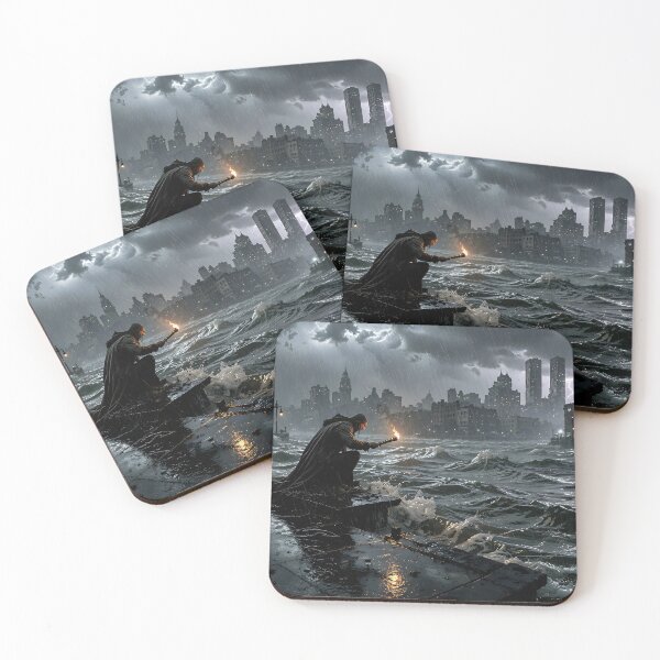 Item preview, An ode to hope in the apocalyptic night designed and sold by VoidVeilStudio.