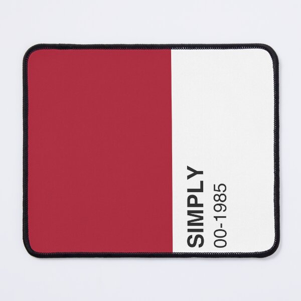 Item preview, Simply Artist Red Colour Swatch - Full Width designed and sold by The Colourful Game.