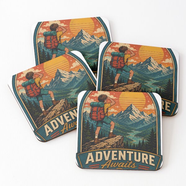 Item preview, Adventure Awaits Mountain Explorer  designed and sold by Jaideep Walia.