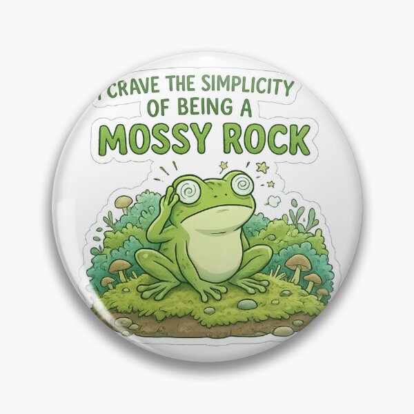 Item preview, I Crave The Simplicity Of Being A Mossy Rock designed and sold by nexelora.