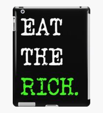 Vinilo o funda para iPad Comer los ricos | Resistir a los multimillonarios y la oligarquía global