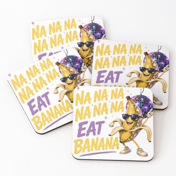 Item preview, Na Na Na Eat Banana Funny Disco Banana designed and sold by Rightstudio1.