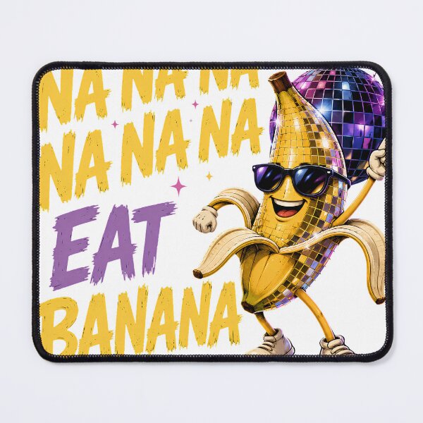Item preview, Na Na Na Eat Banana Funny Disco Banana designed and sold by Rightstudio1.