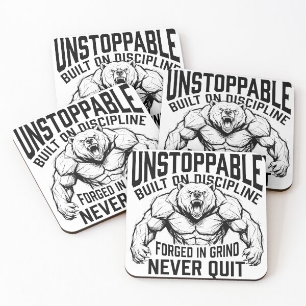 Item preview, Unstoppable Gym Motivation designed and sold by veloramode.
