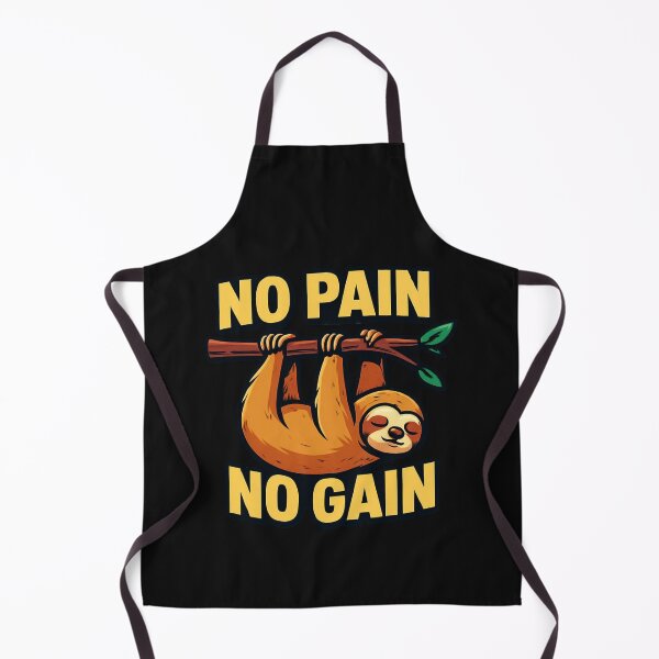 Item preview, no pain no gain sloth designed and sold by ELdante.