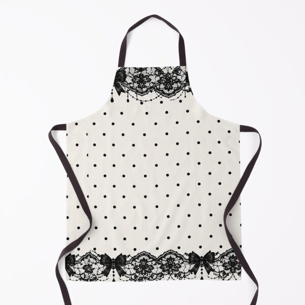 Item preview, Black Lace Polka Dot Pattern designed and sold by Aramdesing.