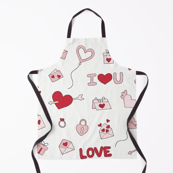 Item preview, Watercolor Valentines Day Love Letter - Cute Coquette Heart Pattern designed and sold by FlatInkStudio.
