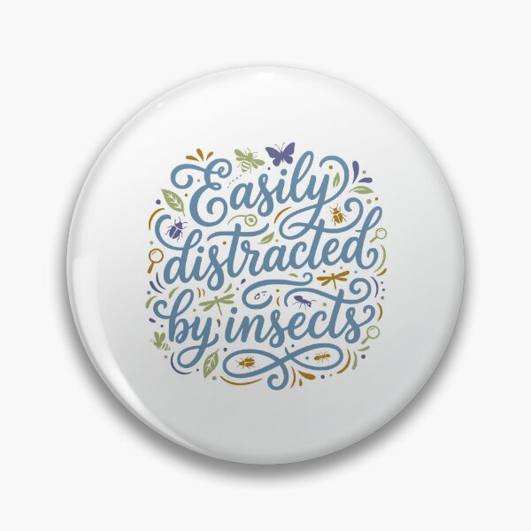 Item preview, Easily Distracted by Insects Bug Lover designed and sold by AntiqueImages.