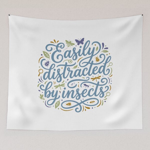 Item preview, Easily Distracted by Insects Bug Lover designed and sold by AntiqueImages.