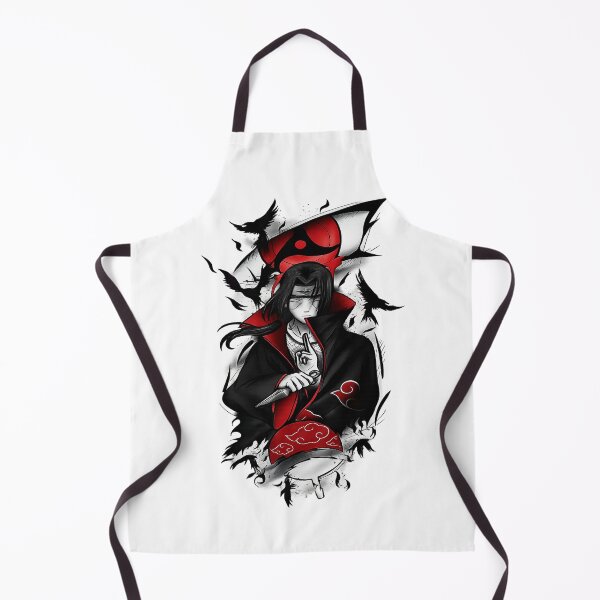 Item preview, Itachi Uchiha – Akatsuki Cloak & Sharingan Anime T-Shirt Design designed and sold by stickyverselab.