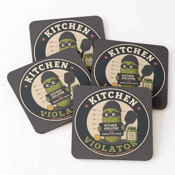 Item preview, Kitchen Violator Funny Pickleball Kitchen Rule Design designed and sold by Fangtasia77.