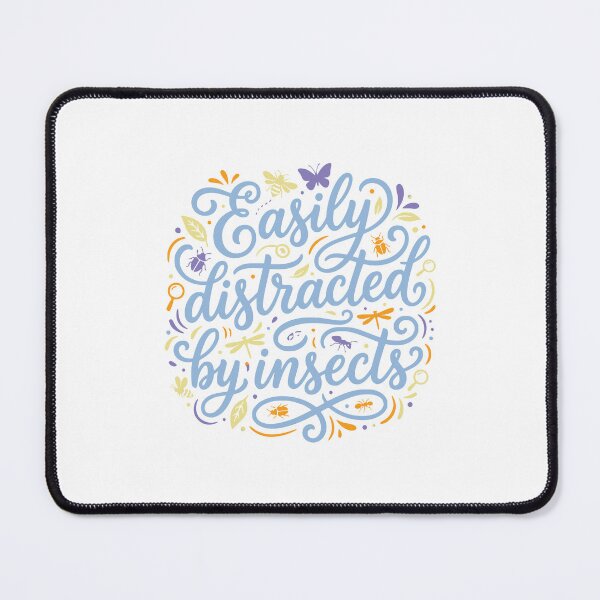 Item preview, Easily Distracted By Insects Nature Lover Design designed and sold by AntiqueImages.