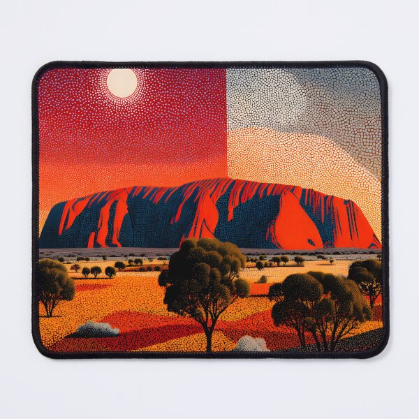 Item preview, Aboriginal Inspired Dot Art - The Abstract Beauty Of Uluru designed and sold by GrinGalore.