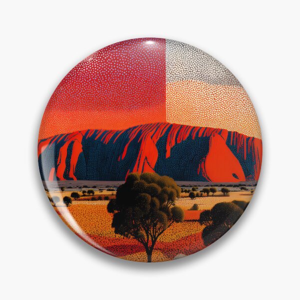 Item preview, Aboriginal Inspired Dot Art - The Abstract Beauty Of Uluru designed and sold by GrinGalore.