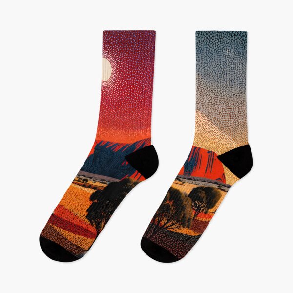 Item preview, Aboriginal Inspired Dot Art - The Abstract Beauty Of Uluru designed and sold by GrinGalore.