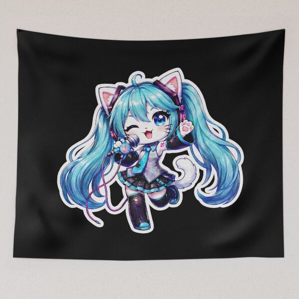 Item preview, Miku Kawaii Cat Cosplay parody 2 designed and sold by CuteKats.