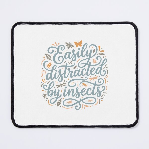 Item preview, Easily Distracted By Insects Nature Lover designed and sold by AntiqueImages.