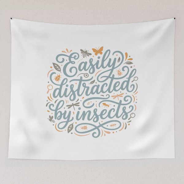 Item preview, Easily Distracted By Insects Nature Lover designed and sold by AntiqueImages.
