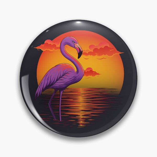 Item preview, Flaming sunset retro designed and sold by CreativeArt520.