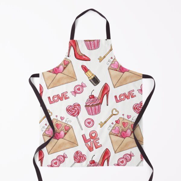 Item preview, Watercolor Valentines Day Love Letter - Cute Coquette Heart Pattern designed and sold by FlatInkStudio.