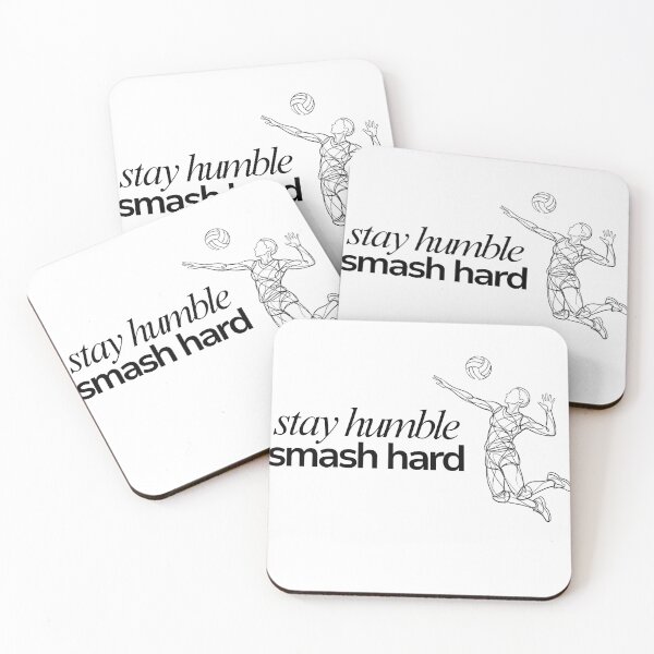 Item preview, Stay Humble, Smash Hard (Volleyball) designed and sold by RunningWhiskers.