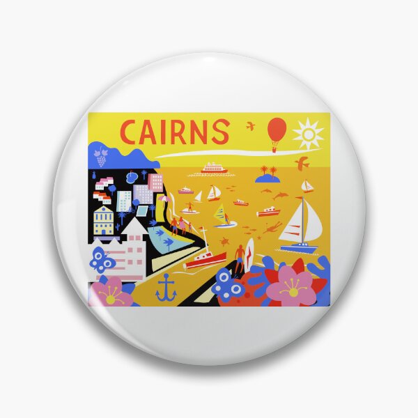 Artikelvorschau, Cairns, Queensland, Australien entworfen und verkauft von Traveldrawings.