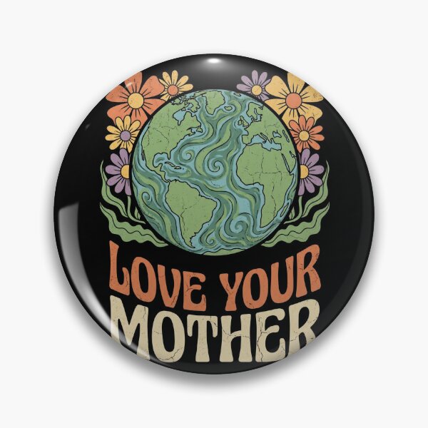 Item preview, Love Your Mother Earth Retro Groovy 70s designed and sold by TeNovaStudio.