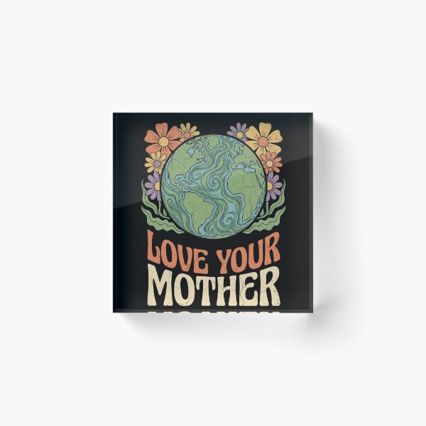 Item preview, Love Your Mother Earth Retro Groovy 70s designed and sold by TeNovaStudio.