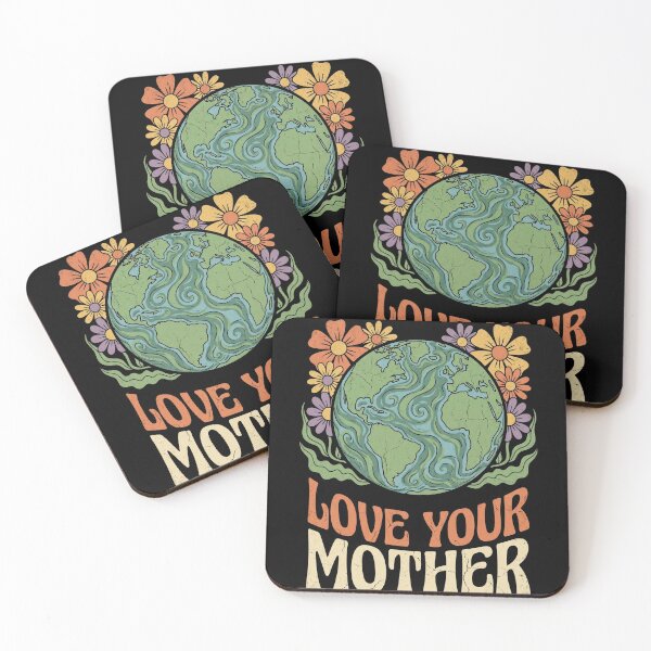 Item preview, Love Your Mother Earth Retro Groovy 70s designed and sold by TeNovaStudio.