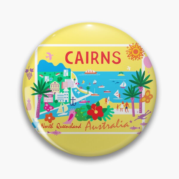 Item preview, Australia Cairns Illustration designed and sold by Traveldrawings.