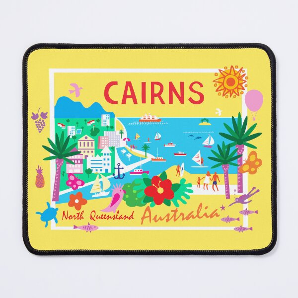 Item preview, Australia Cairns Illustration designed and sold by Traveldrawings.