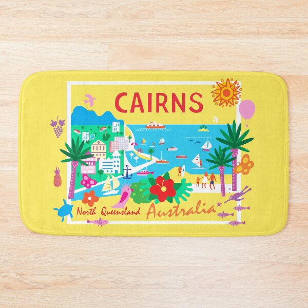 Item preview, Australia Cairns Illustration designed and sold by Traveldrawings.