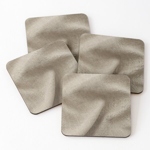 Item preview, Raw Linen Macro Textile Fabric Pattern designed and sold by frumixart.