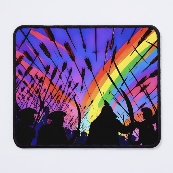 Item preview, The First War - Ancient Battle Under Rainbow Sky designed and sold by Daniela`s shop.