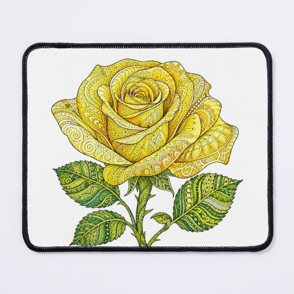 Item preview, Yellow Rose - June Birth Flower designed and sold by PaintedbyCarol.