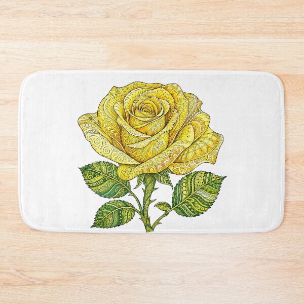 Item preview, Yellow Rose - June Birth Flower designed and sold by PaintedbyCarol.