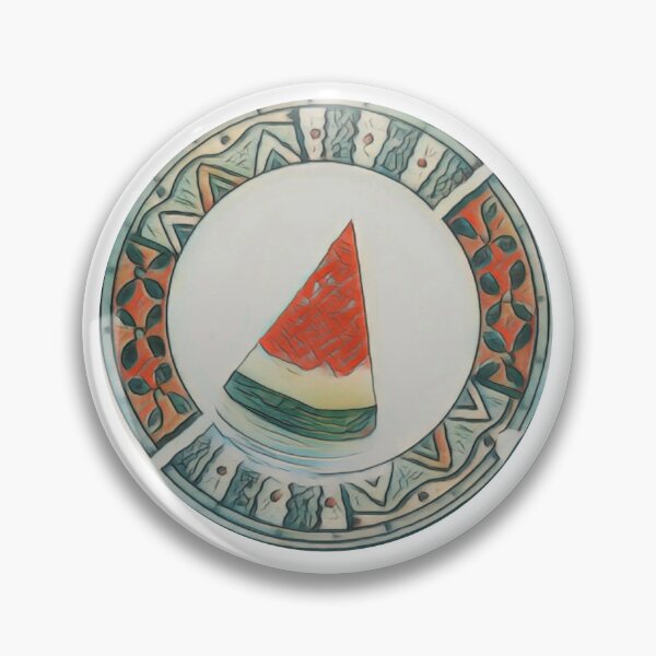 Item preview, the inspiration was a watermelon on a plate designed and sold by Print Print On.