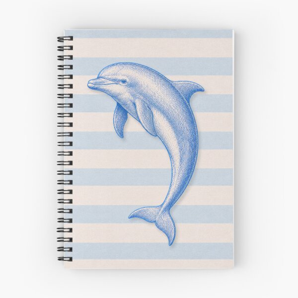 Item preview, alt Air Dolphin Illustration with Vintage Seaside Charm designed and sold by CosmicAnomaly.
