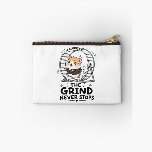 Item preview, The Grind Never Stops Hamster T-Shirt designed and sold by MaynyStudio.