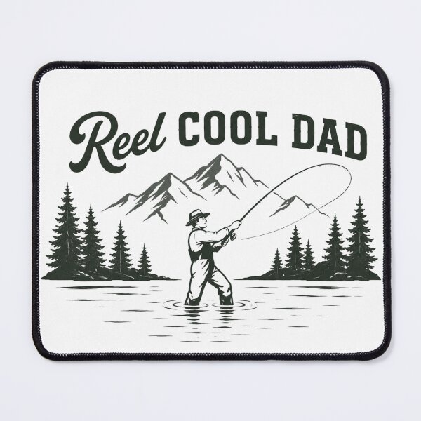 Item preview, Reel Cool Dad Fishing Shirt, Vintage Fisherman Tee, Outdoor Dad T-Shirt, Fly Fishing Graphic Shirt designed and sold by dnzkaraca20.