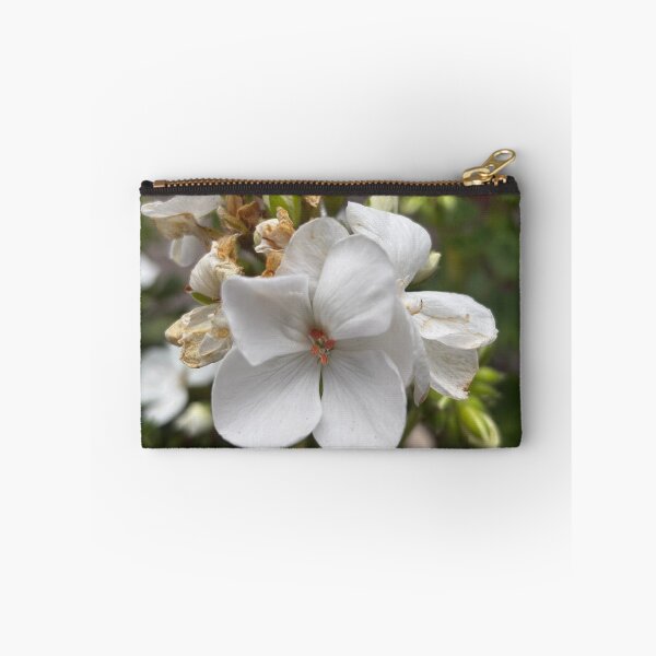 Item preview, White Geranium flower designed and sold by vanessaNotes.
