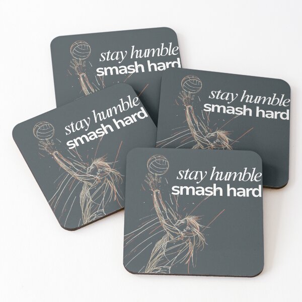 Item preview, Stay Humble, Smash Hard (Volleyball, color) designed and sold by RunningWhiskers.