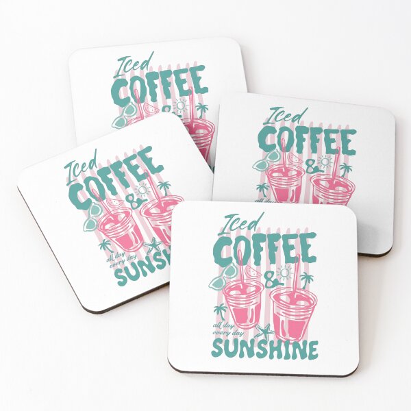 Item preview, Iced Coffee and Sunshine Summer Vibes designed and sold by HBDStudio.
